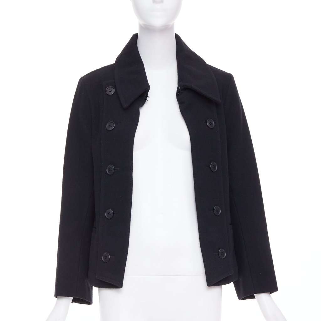Limi Feu Black Wool Coat Black Wool Very good condition - Inside View