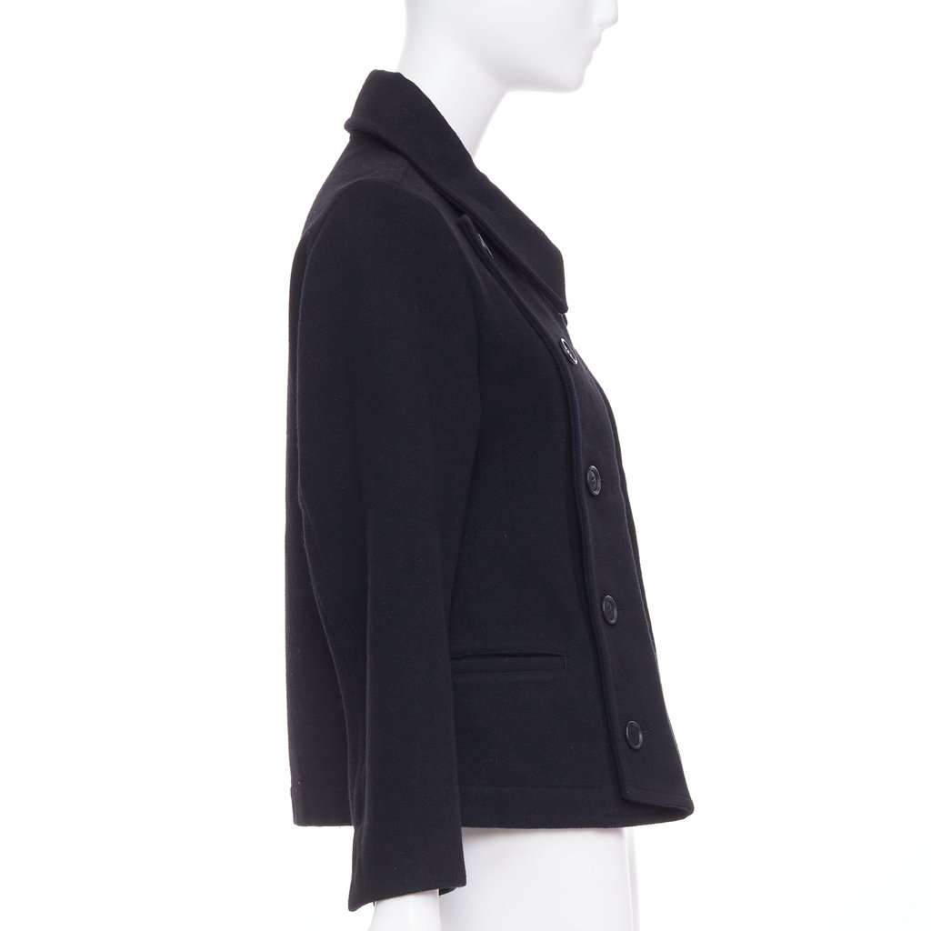 Limi Feu Black Wool Coat Black Wool Very good condition - Box View
