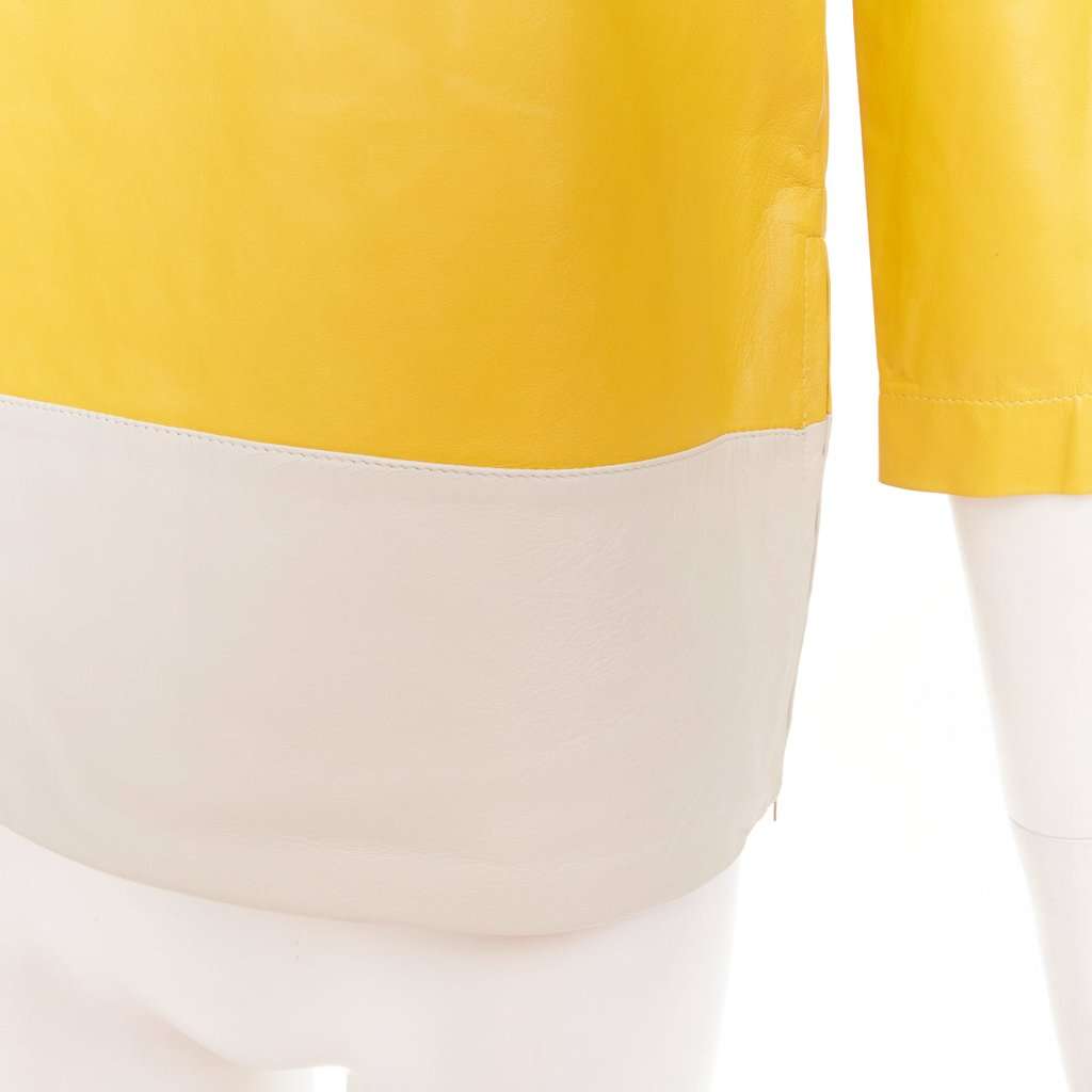 Marni Yellow Leather Top Yellow Leather Very good condition - Back View