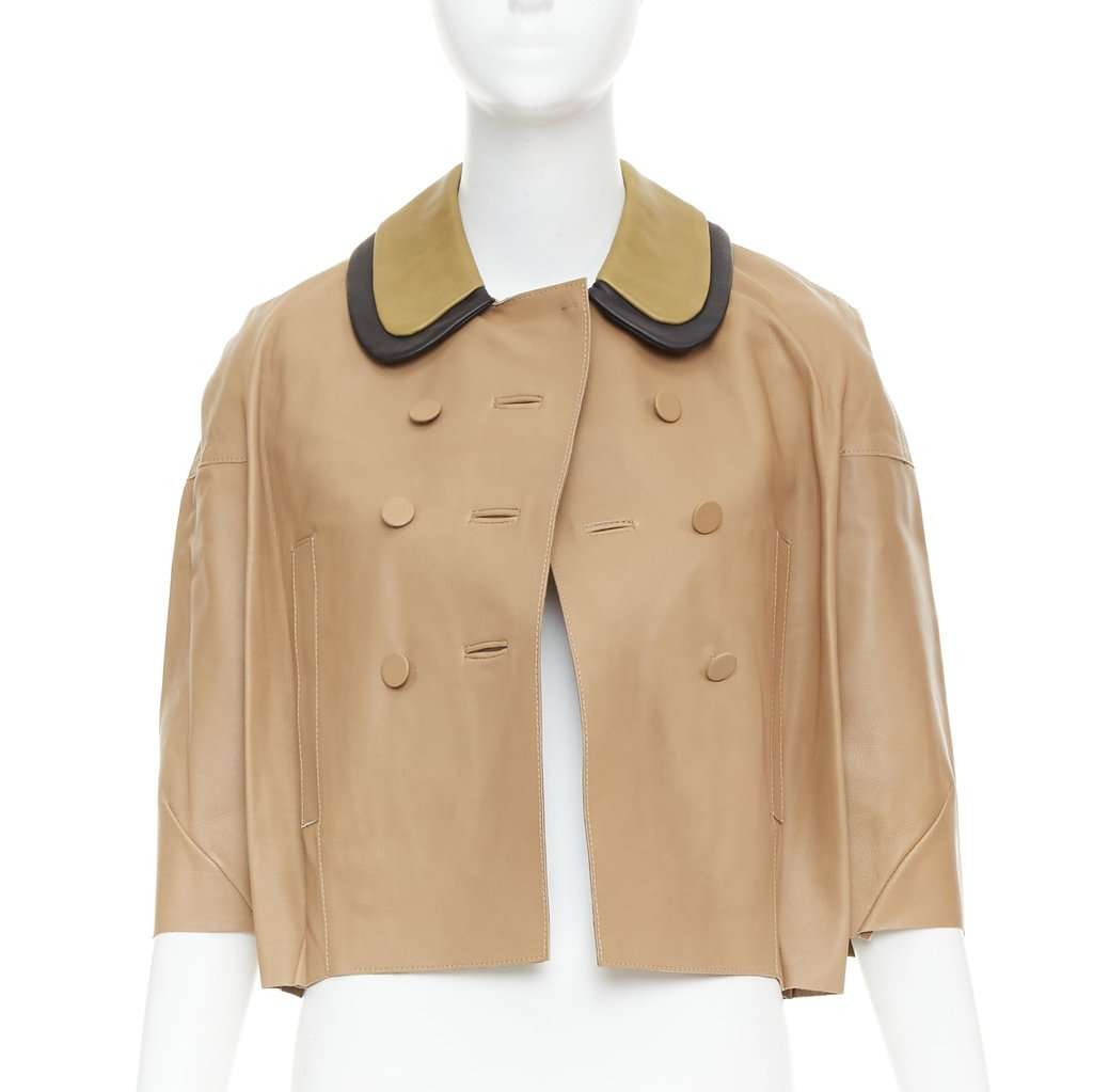 Marni Brown Leather Leather Jacket Brown Leather Very good condition - Inside View