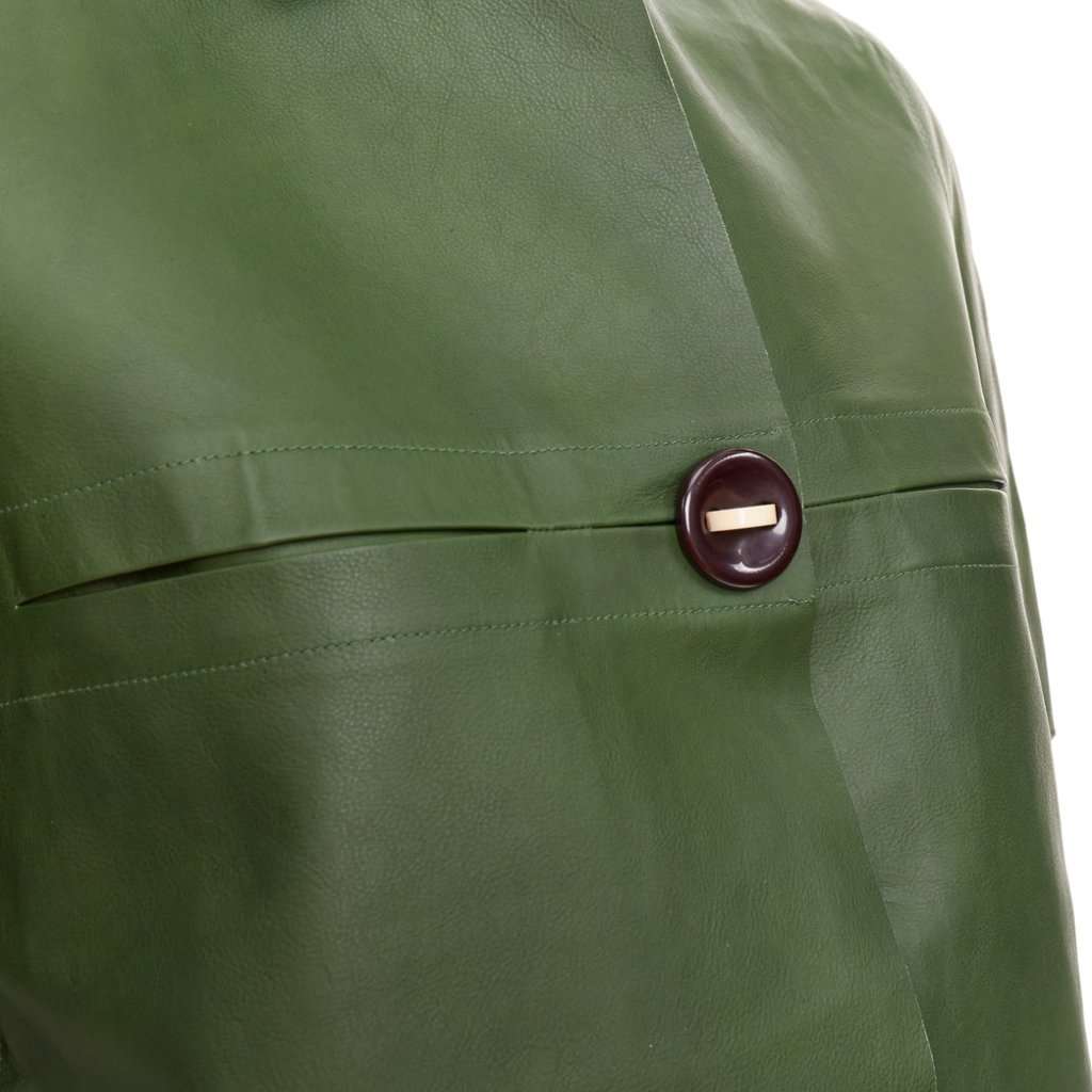 Marni Green Leather Leather Jacket Green Leather Very good condition - Back View