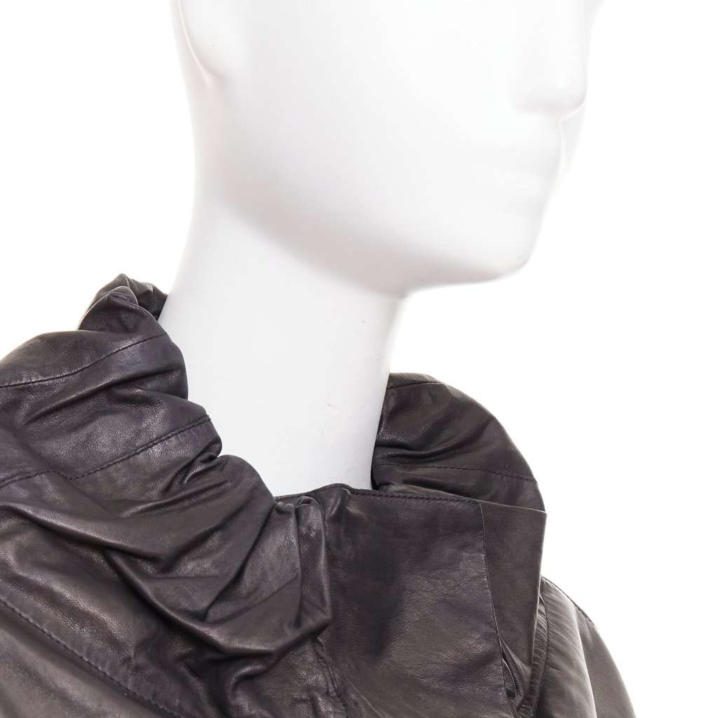 Marni Black Leather Leather Jacket Black Leather Very good condition - Back View