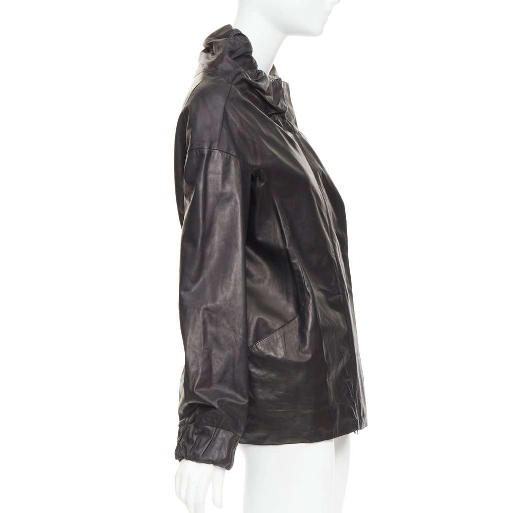 Marni Black Leather Leather Jacket Black Leather Very good condition - Box View