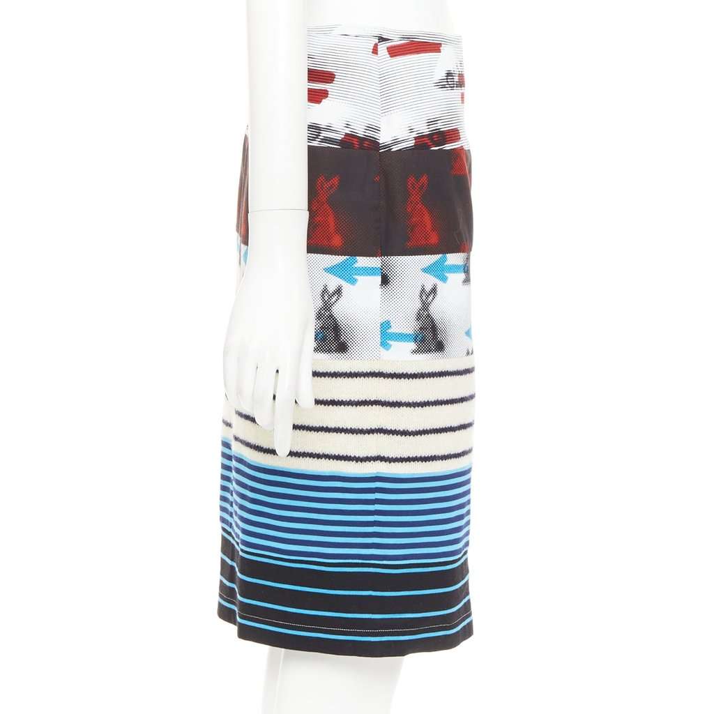 Prada MultiColor Cotton Skirt MultiColor Cotton Very good condition - Model View