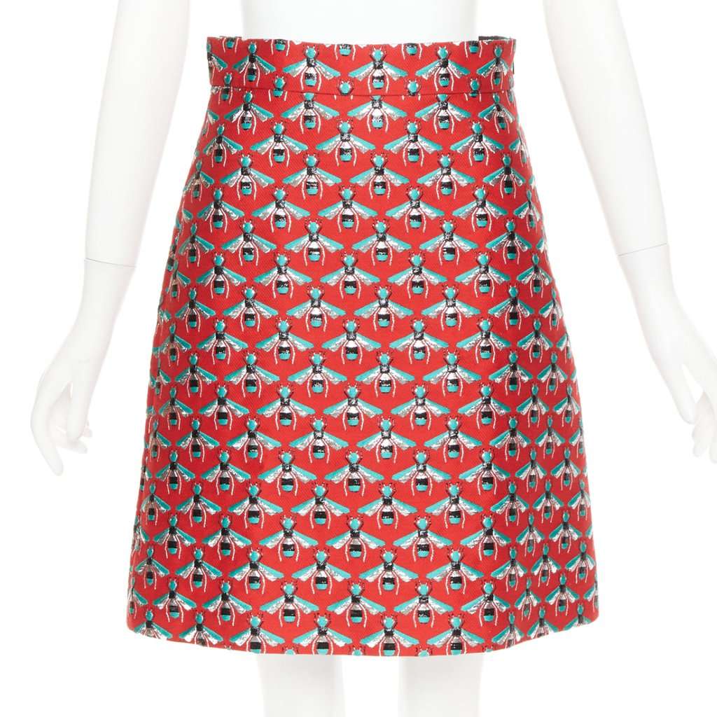 Gucci Red Polyester Skirt Red Polyester Never worn, with tag - Front View