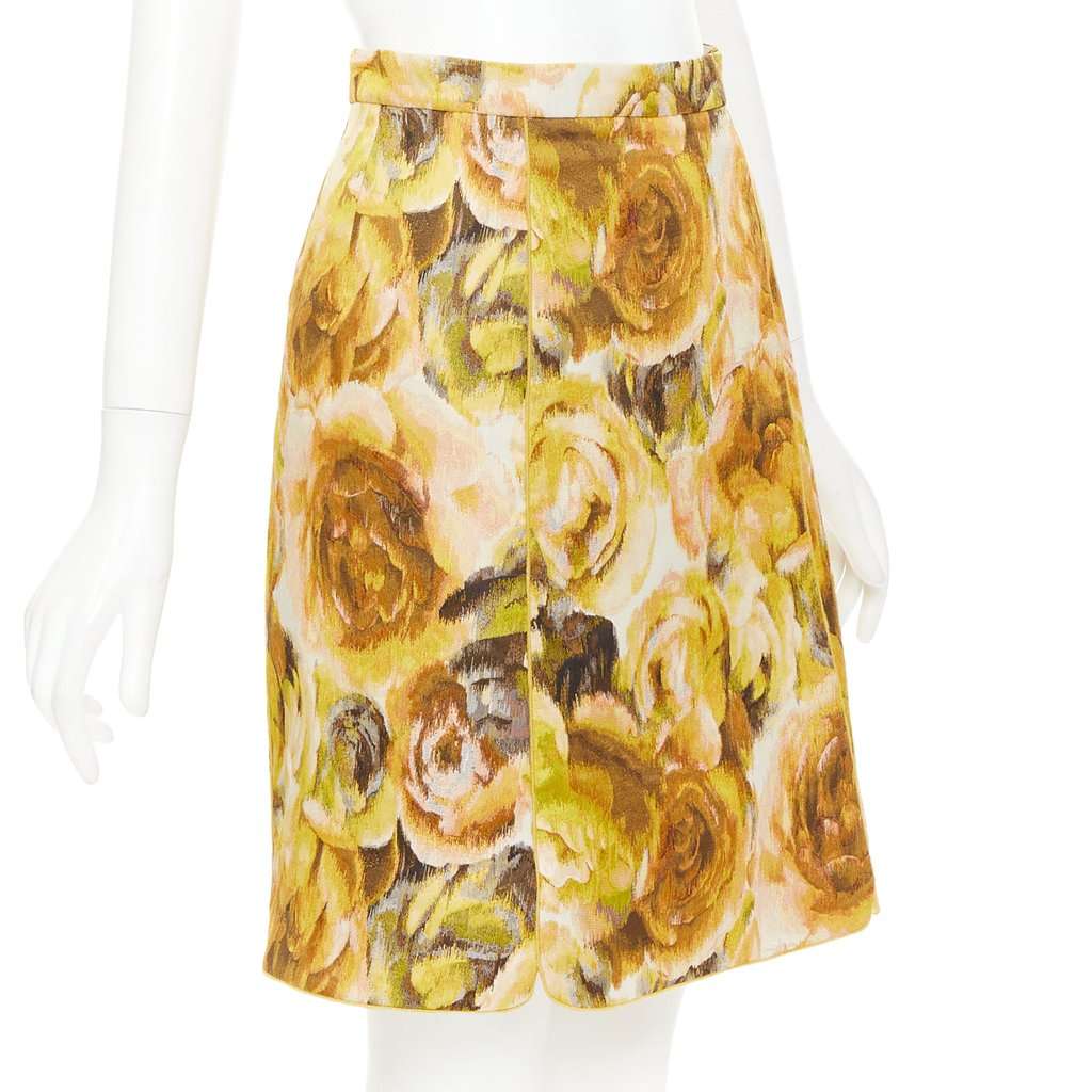 Giambattista Valli Yellow Polyester Skirt Yellow Polyester Very good condition - Inside View