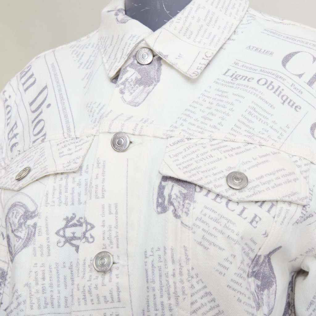 Dior White Denim Jacket White Denim Very good condition - Back View