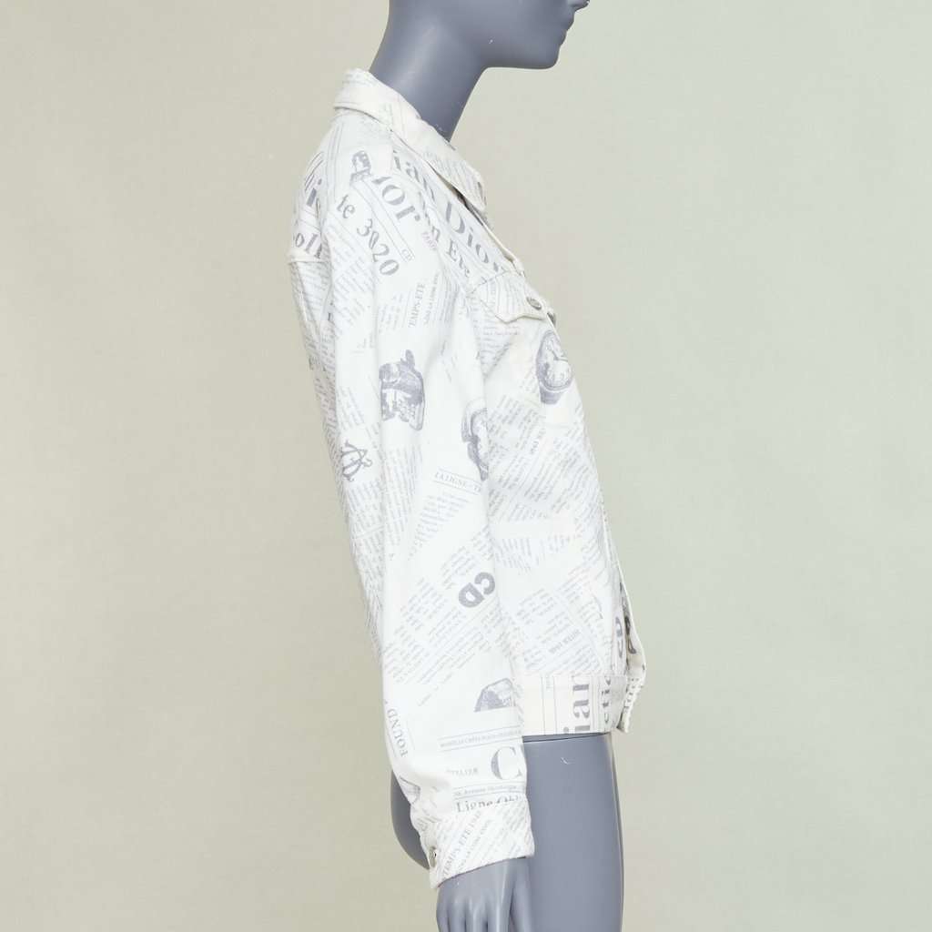 Dior White Denim Jacket White Denim Very good condition - Model View