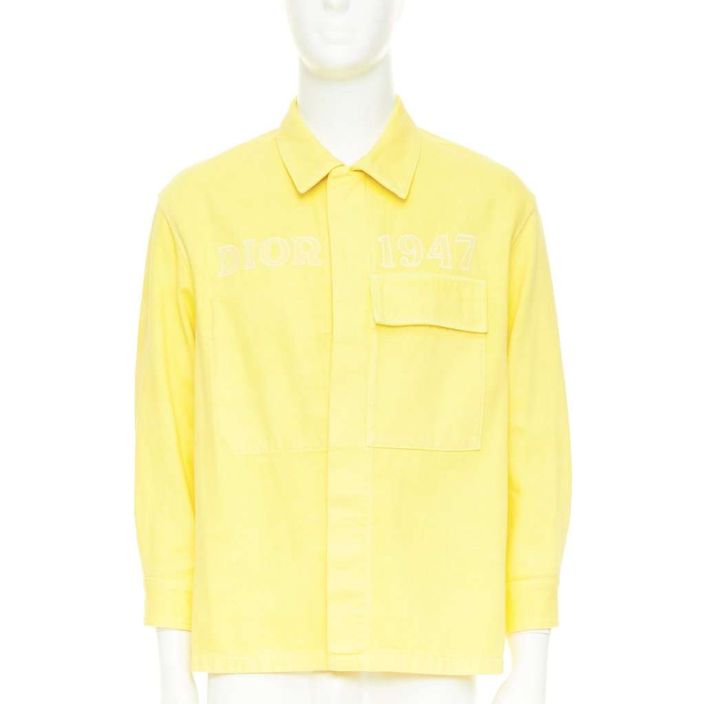 Dior Yellow Cotton Jacket Yellow Cotton Fair condition - Back View