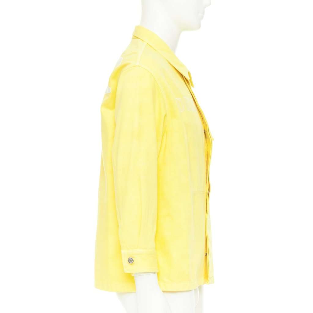 Dior Yellow Cotton Jacket Yellow Cotton Fair condition - Model View