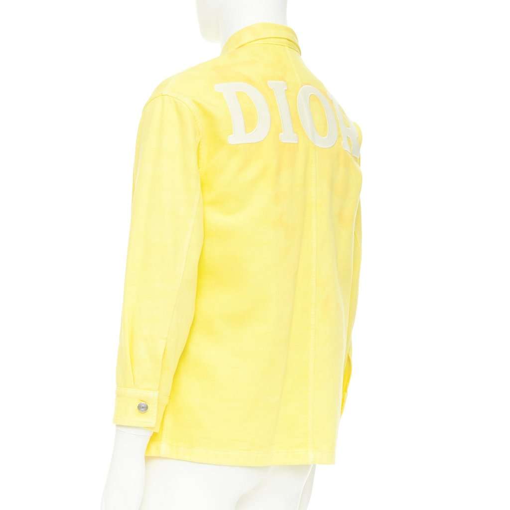 Dior Yellow Cotton Jacket Yellow Cotton Fair condition - Box View