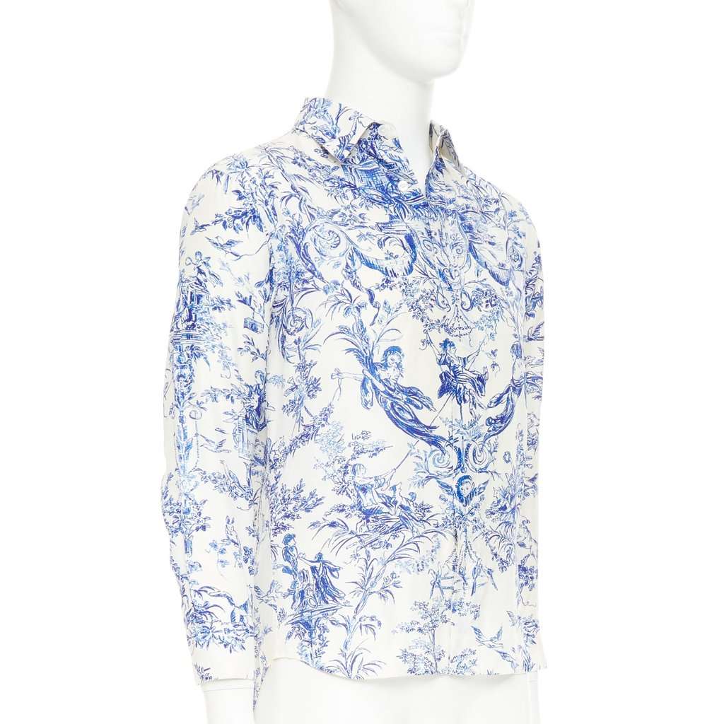 Dior Blue Silk Top Blue Silk Very good condition - Inside View