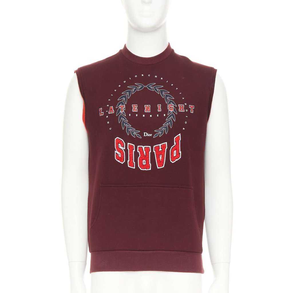 Dior Burgundy Knitwear Burgundy Good condition - Front View