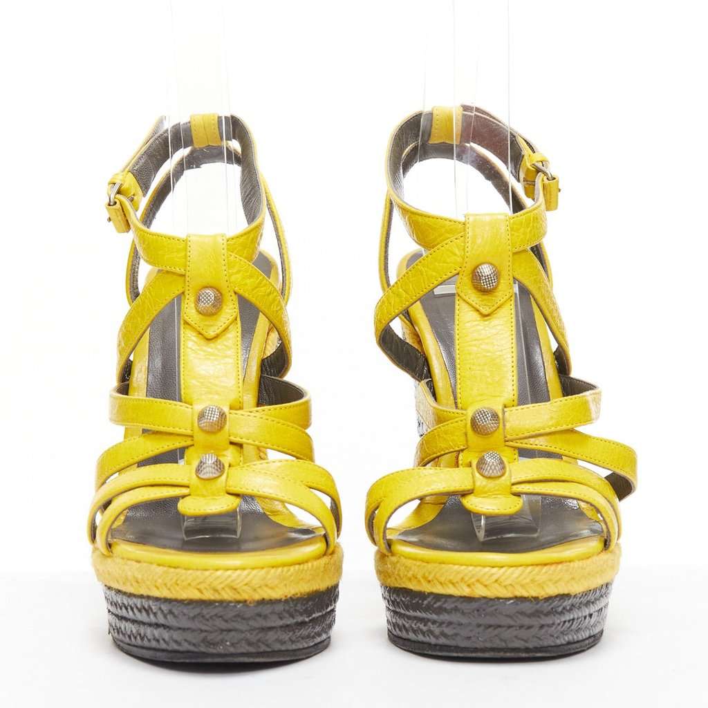 Balenciaga Arena Yellow Leather Very good condition - Inside View