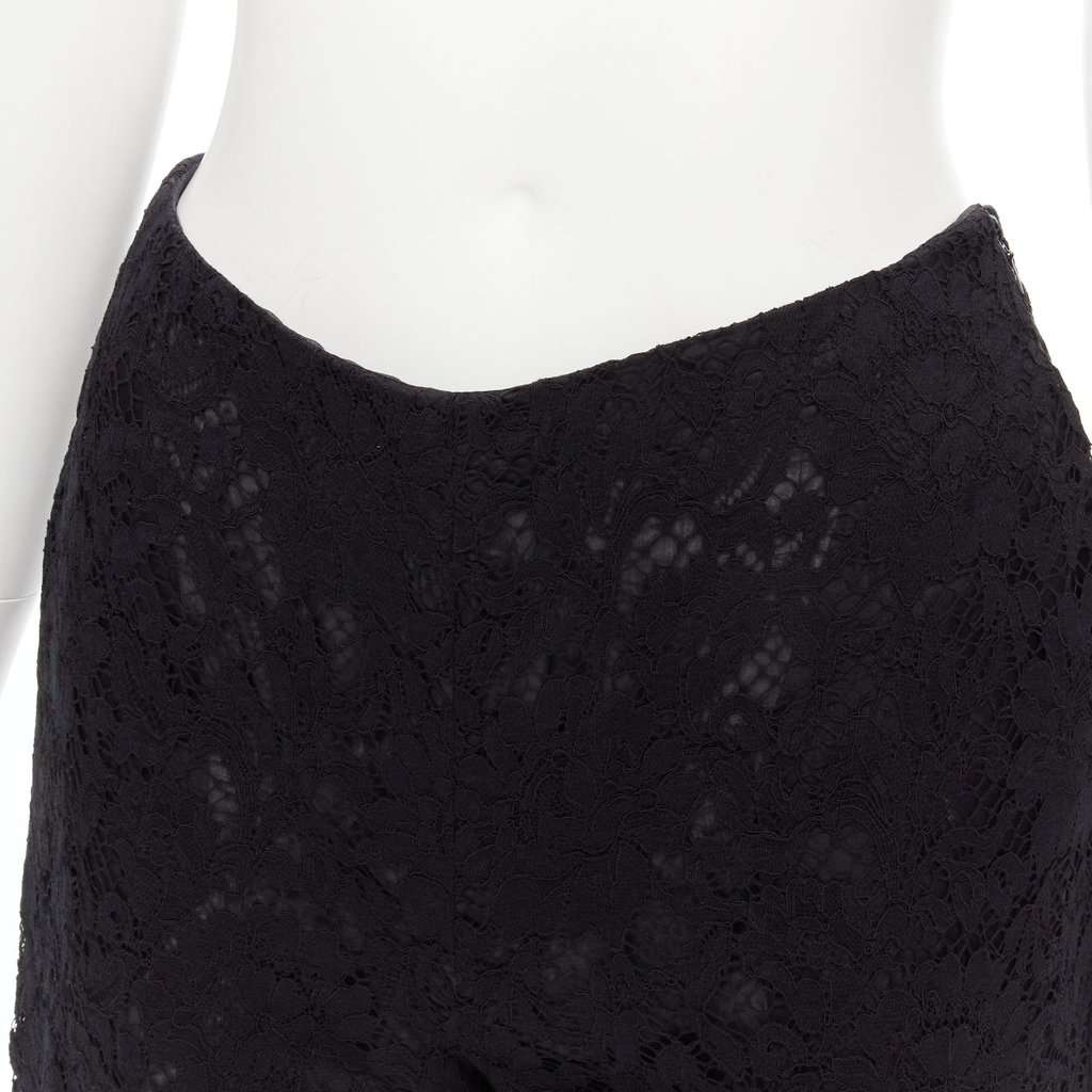 Valentino Garavani Patchwork Shorts Black Never worn - Back View