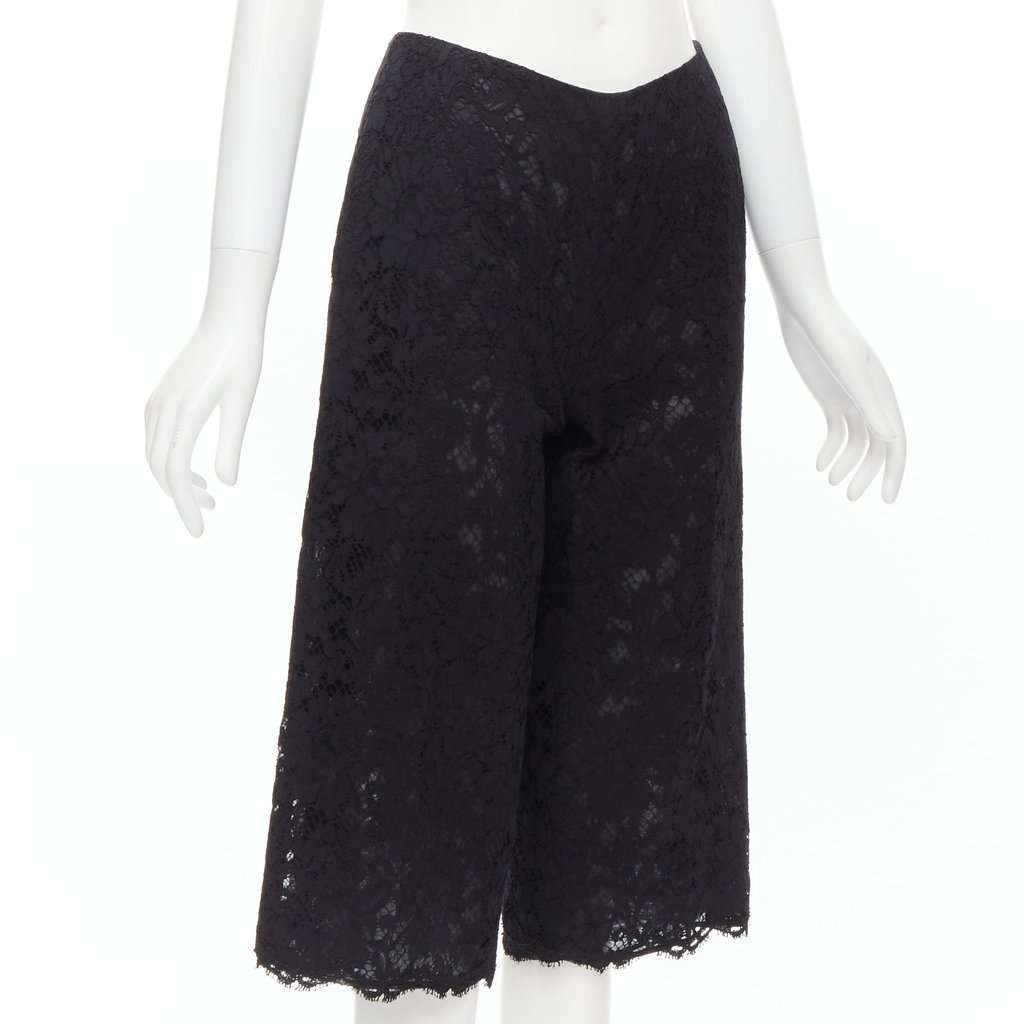Valentino Garavani Patchwork Shorts Black Never worn - Inside View
