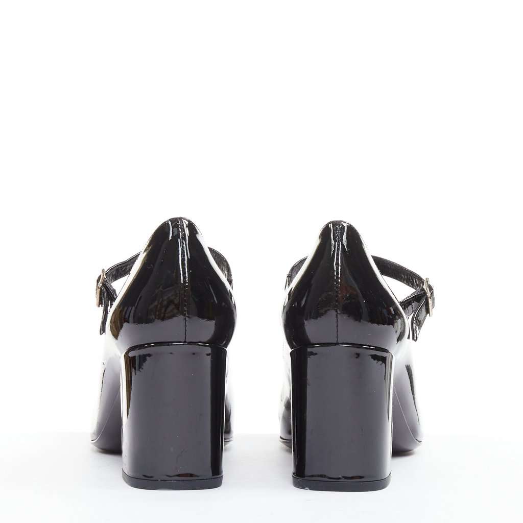 Saint Laurent Black Leather Heels Black Leather Fair condition - Box View