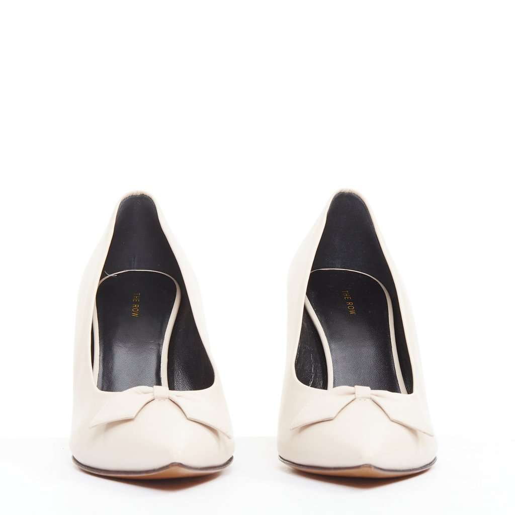 The Row Champagne Pump Bow Pink Leather Very good condition - Inside View