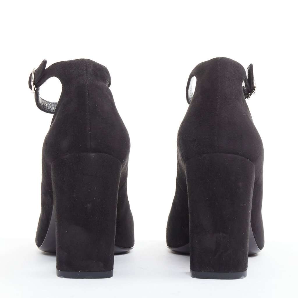 Saint Laurent Black Suede Heels Black Suede Very good condition - Box View