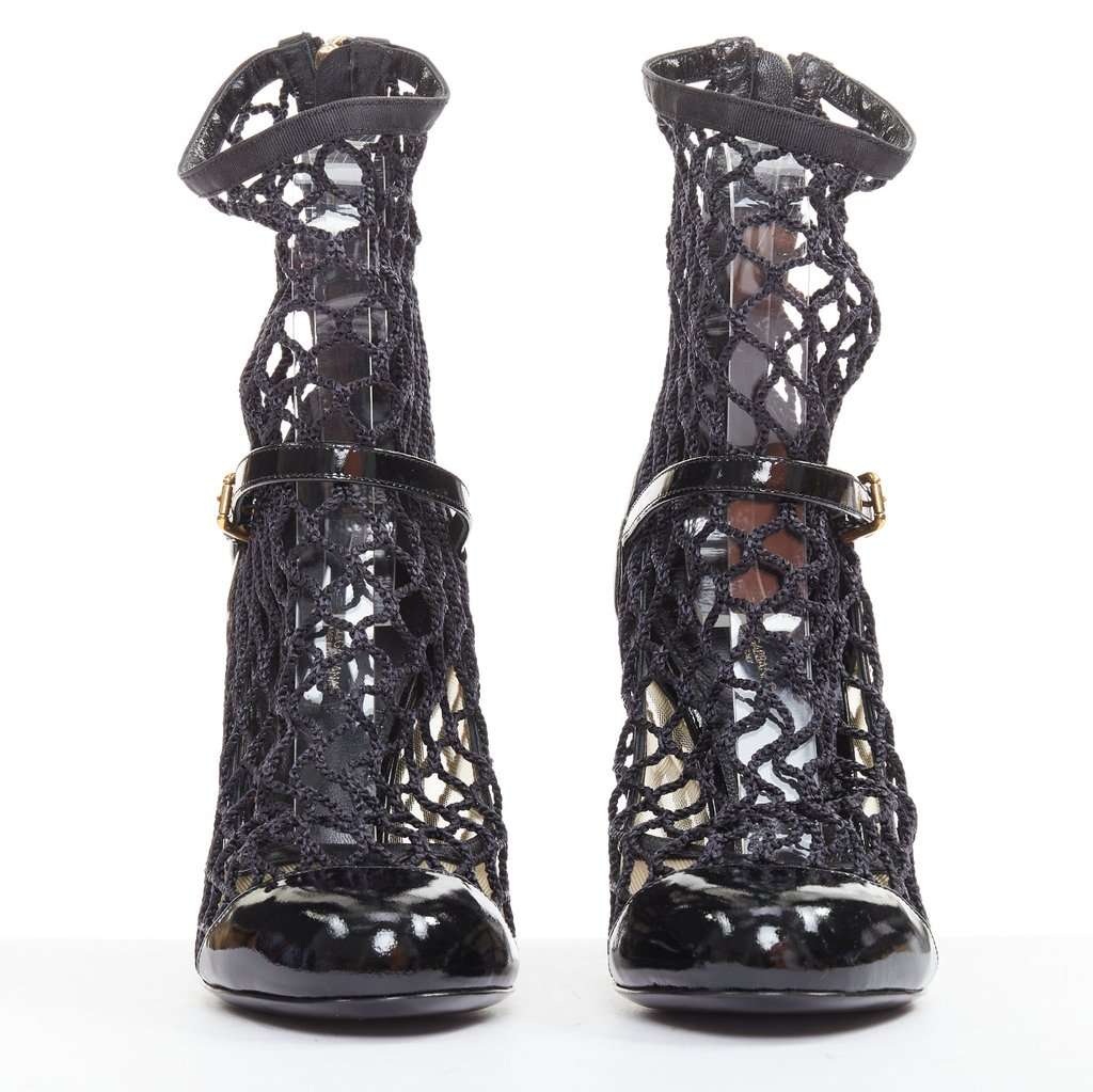 Dolce & Gabbana Black Leather Boots Black Leather Very good condition - Inside View
