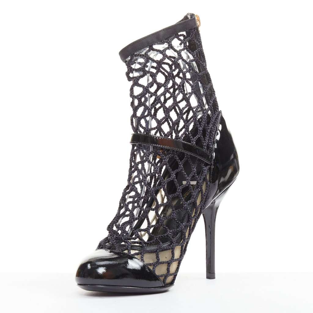 Dolce & Gabbana Black Leather Boots Black Leather Very good condition - Model View