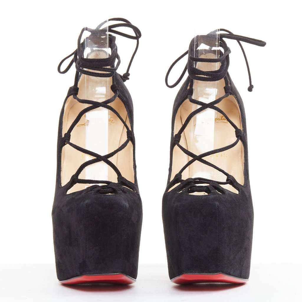 Christian Louboutin Ghildarc 160 Black Leather Very good condition - Inside View