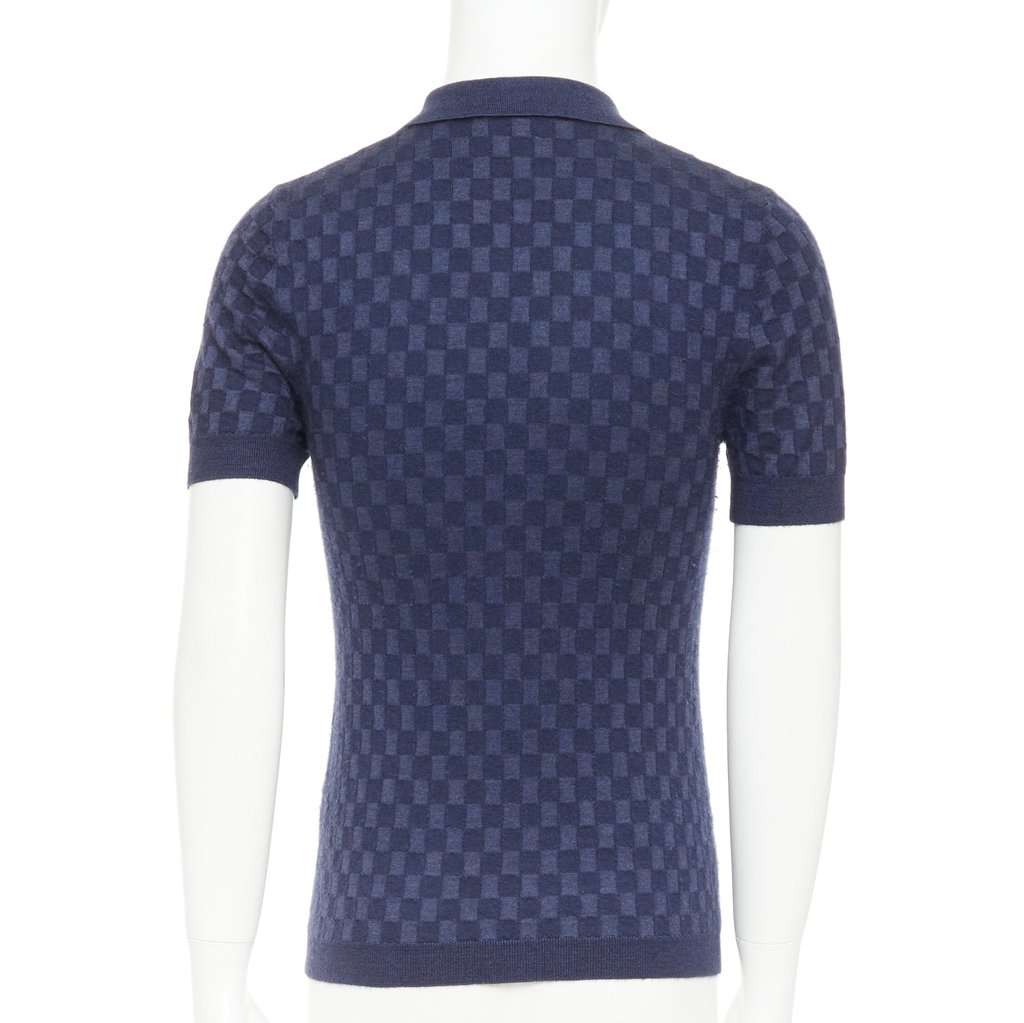 Louis Vuitton Navy Polo Shirt Navy Good condition - Box View