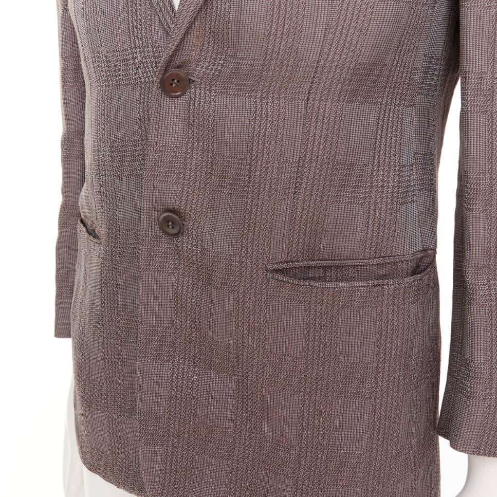 Giorgio Armani Grey Jacket Grey Very good condition - Back View