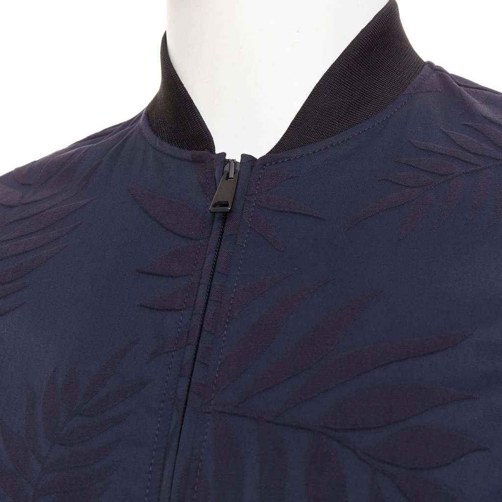 Giorgio Armani Navy Cotton Coat Navy Cotton Very good condition - Back View