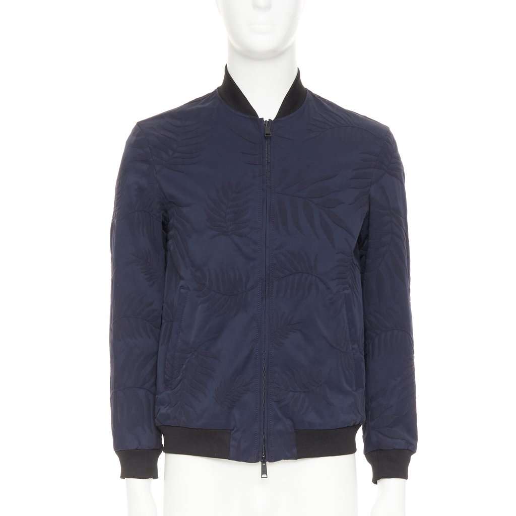 Giorgio Armani Navy Cotton Coat Navy Cotton Very good condition - Inside View