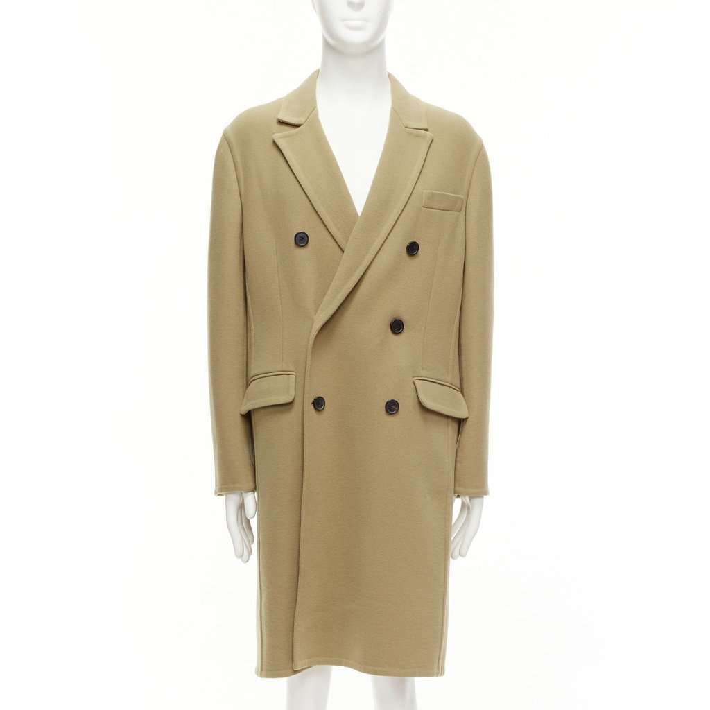 Loewe Brown Wool Coat Brown Wool Very good condition - Front View