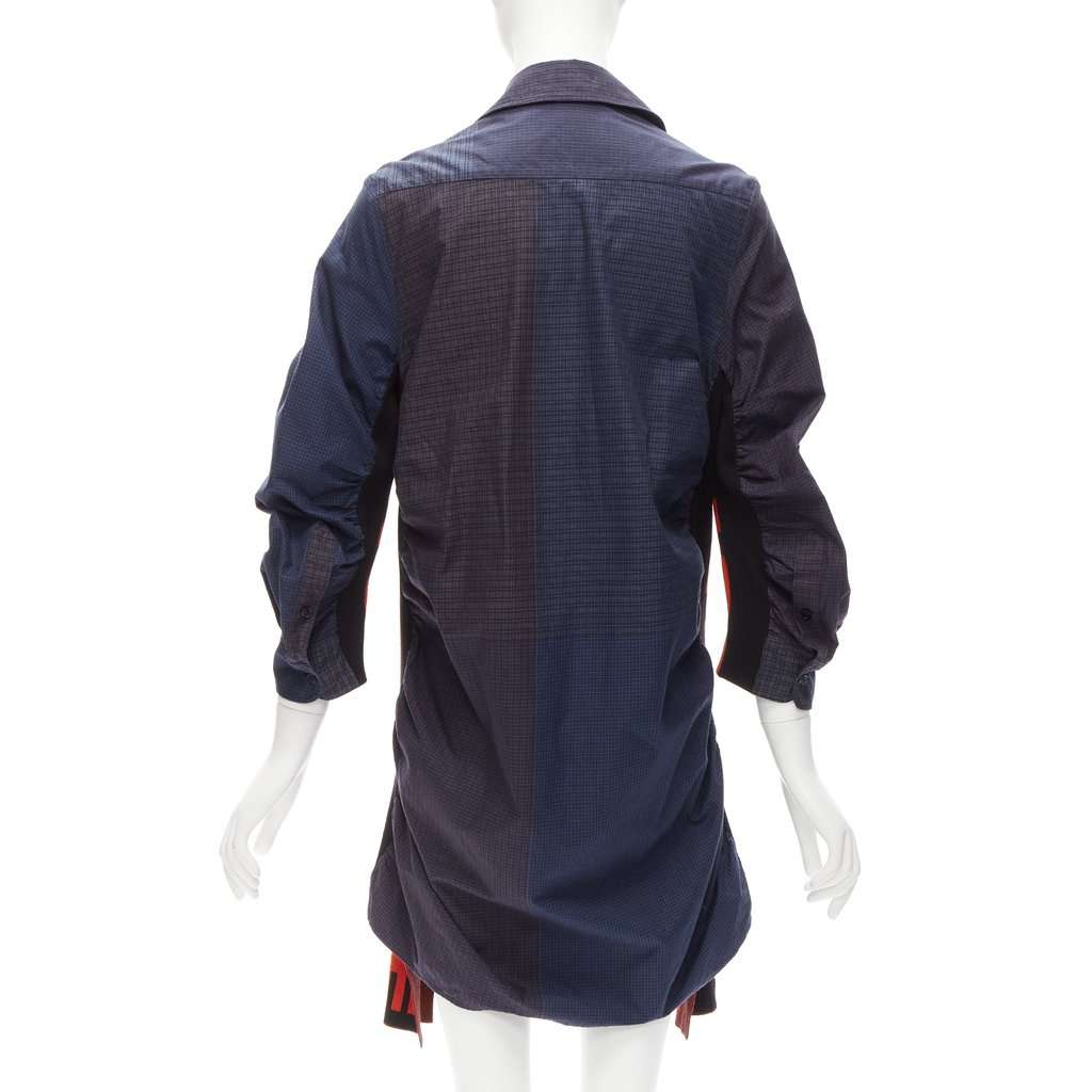 Stella McCartney Deconstructed Shirt Dress Blue Cotton Never worn - Box View