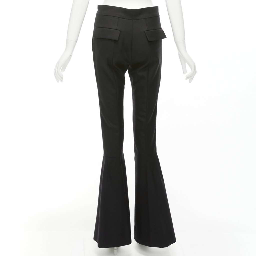 Marni Flared Dress Pants Black Wool Very good condition - Box View