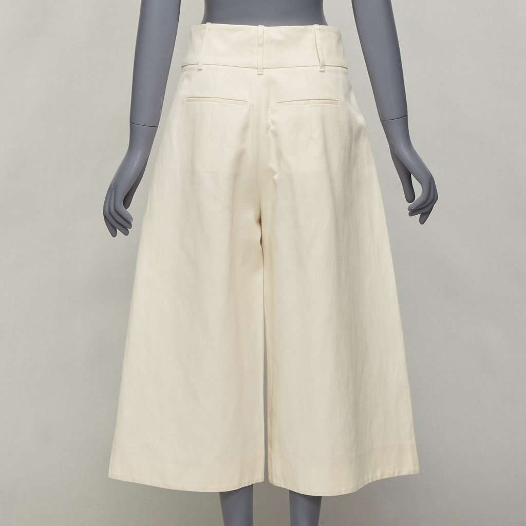 Marni Cargo Pocket Shorts Ecru Cotton Fair condition - Box View