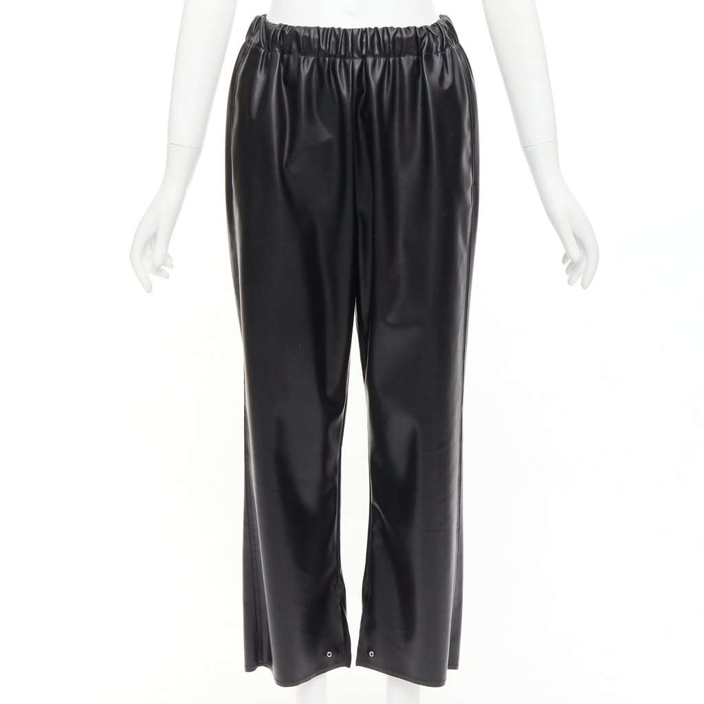 Maison Martin Margiela Grommet Cropped Pants Black Polyester Very good condition - Front View