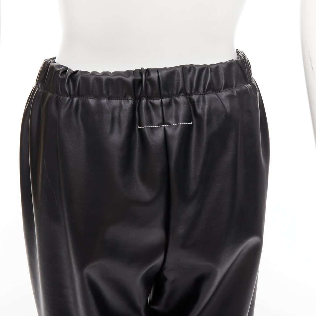 Maison Martin Margiela Grommet Cropped Pants Black Polyester Very good condition - Back View