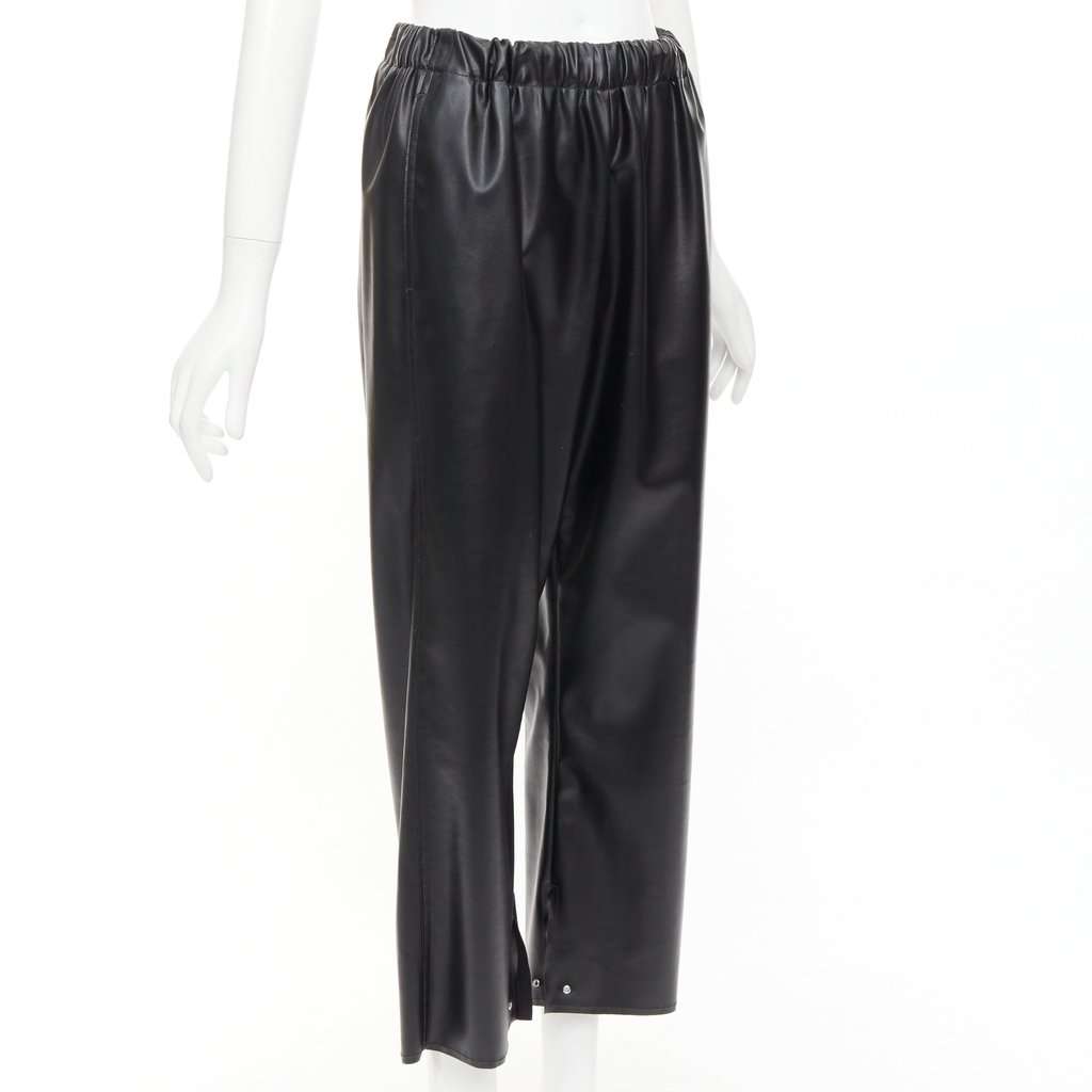 Maison Martin Margiela Grommet Cropped Pants Black Polyester Very good condition - Inside View