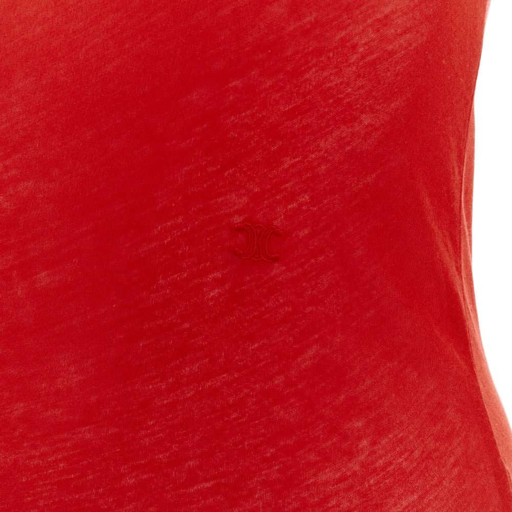 Celine Red Silk Top Red Silk Very good condition - Back View
