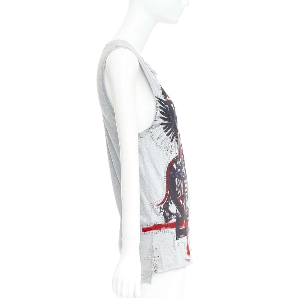 Balmain Grey Cotton Top Grey Cotton Very good condition - Model View