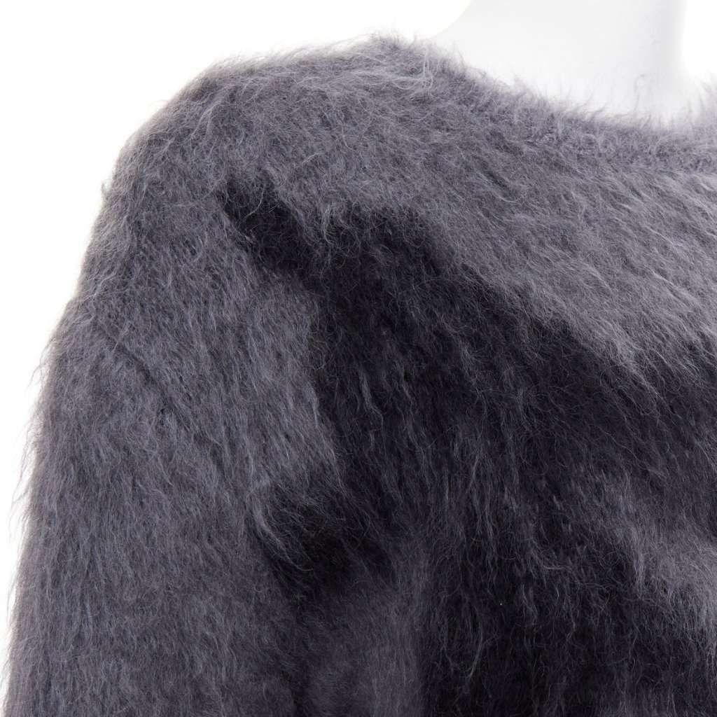Christian Dior Grey Wool Knitwear Grey Wool Very good condition - Back View