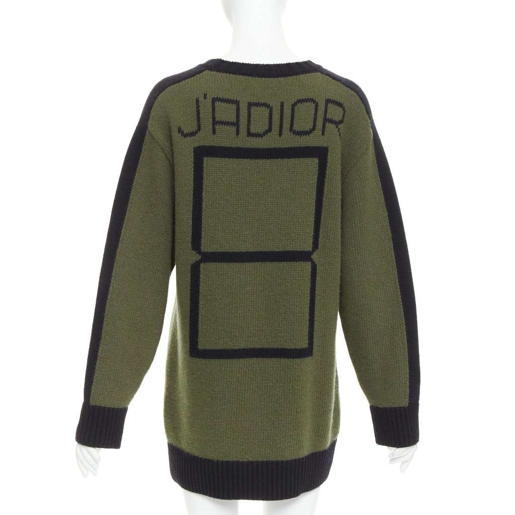 Christian Dior Green Wool Knitwear Green Wool Very good condition - Front View