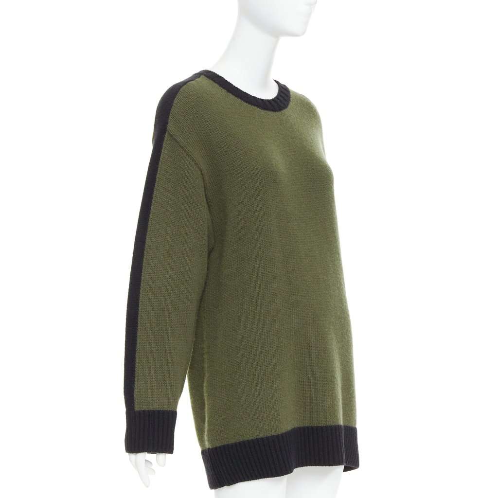 Christian Dior Green Wool Knitwear Green Wool Very good condition - Inside View