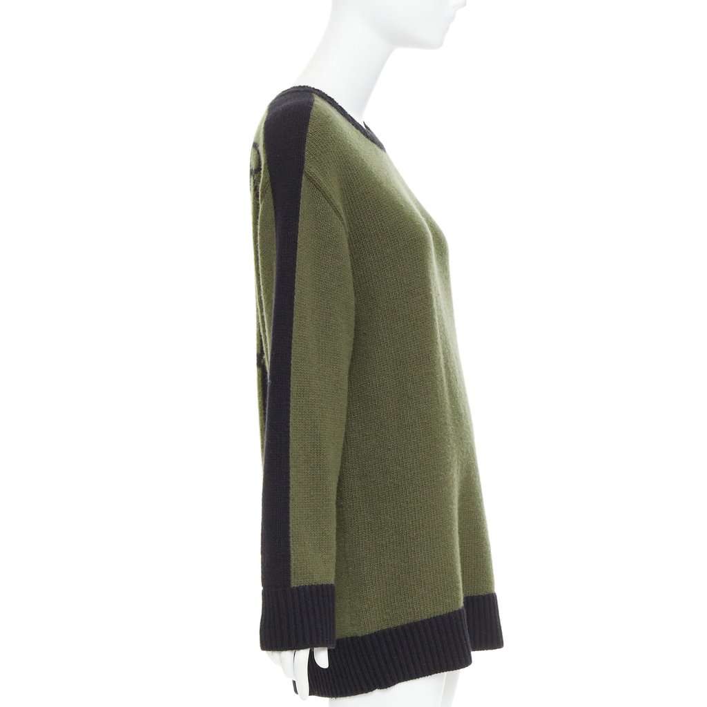 Christian Dior Green Wool Knitwear Green Wool Very good condition - Model View