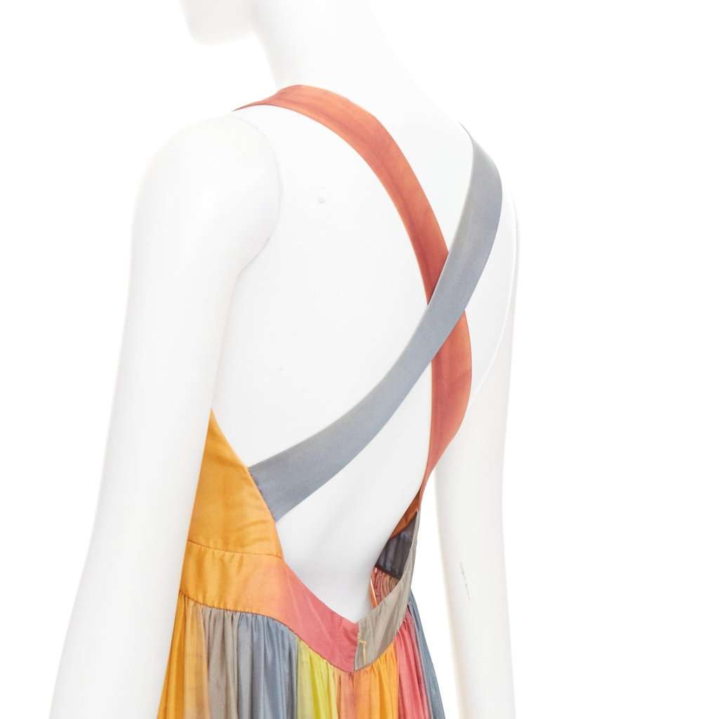 Dior MultiColor Silk Dress MultiColor Silk Very good condition - Back View