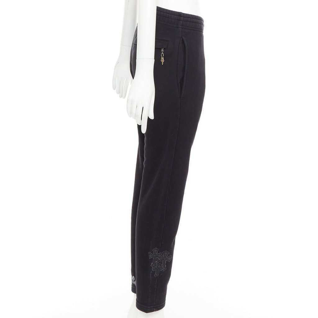 Unsigned Black Cotton Trouser Black Cotton Good condition - Model View