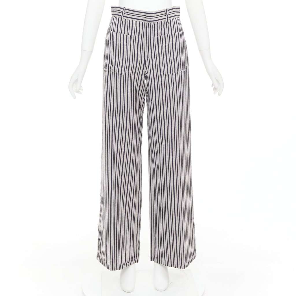 Dior Navy Wool Trouser Navy Wool Very good condition - Front View