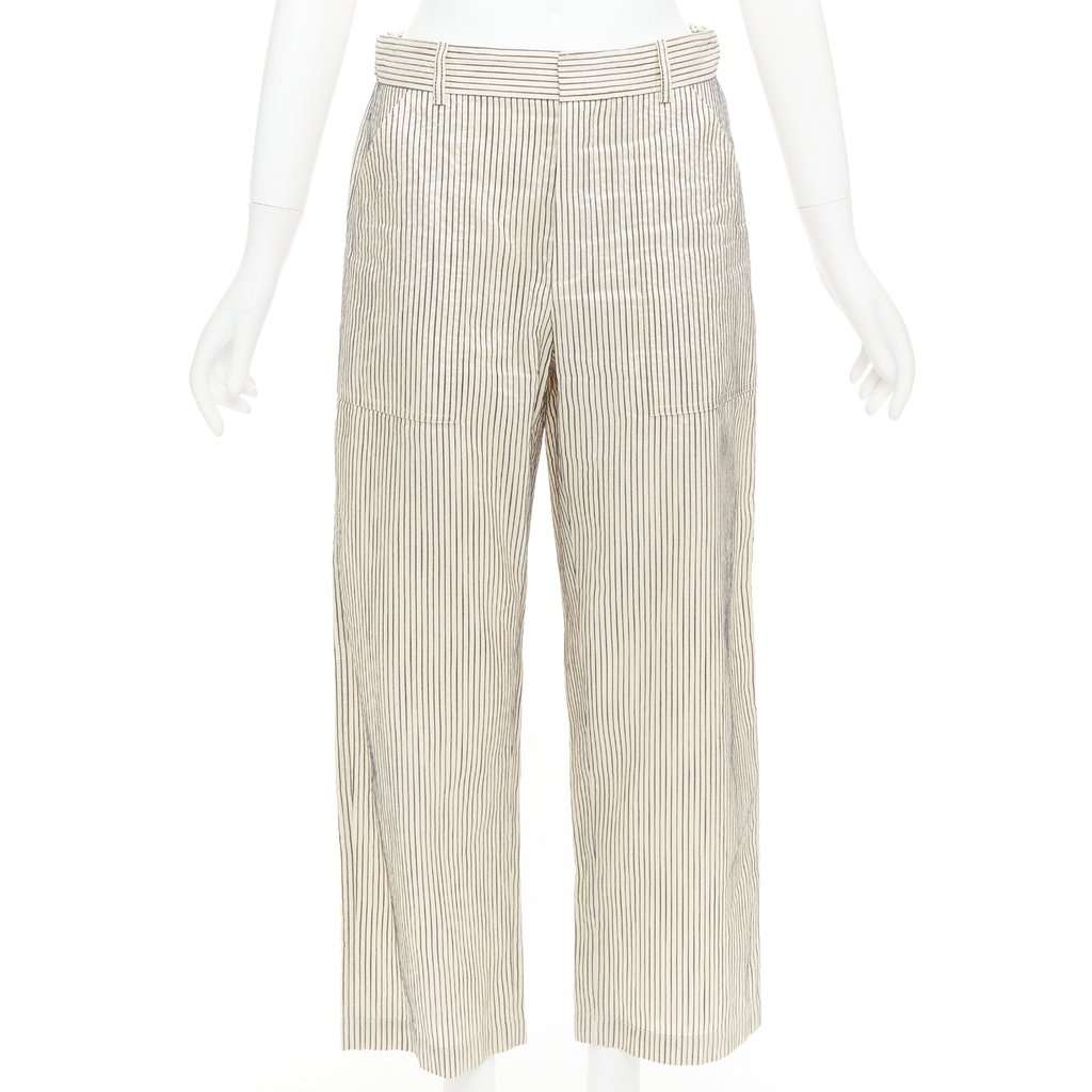 Dior Beige Silk Trouser Beige Silk Very good condition - Front View