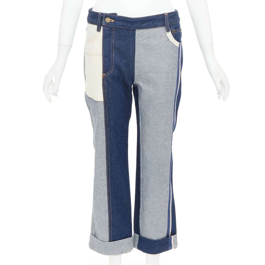 Monse Ecru Denim Jeans Ecru Denim Very good condition - Front View