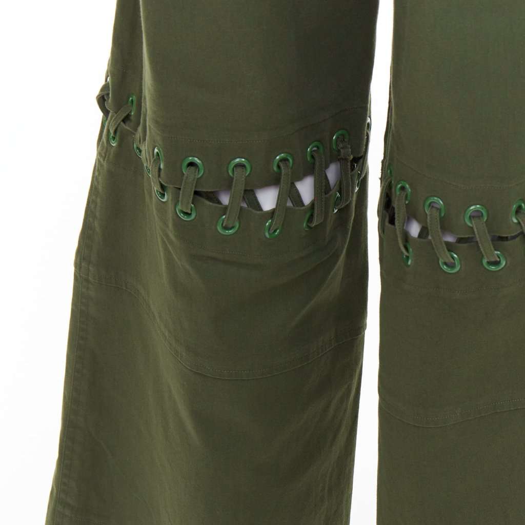 Rosie Assoulin Green Cotton Shorts Green Cotton Very good condition - Back View
