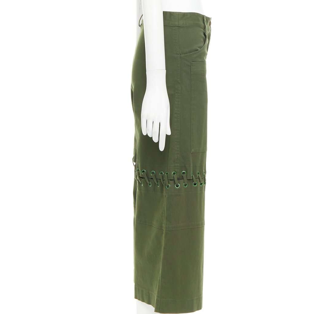 Rosie Assoulin Green Cotton Shorts Green Cotton Very good condition - Box View